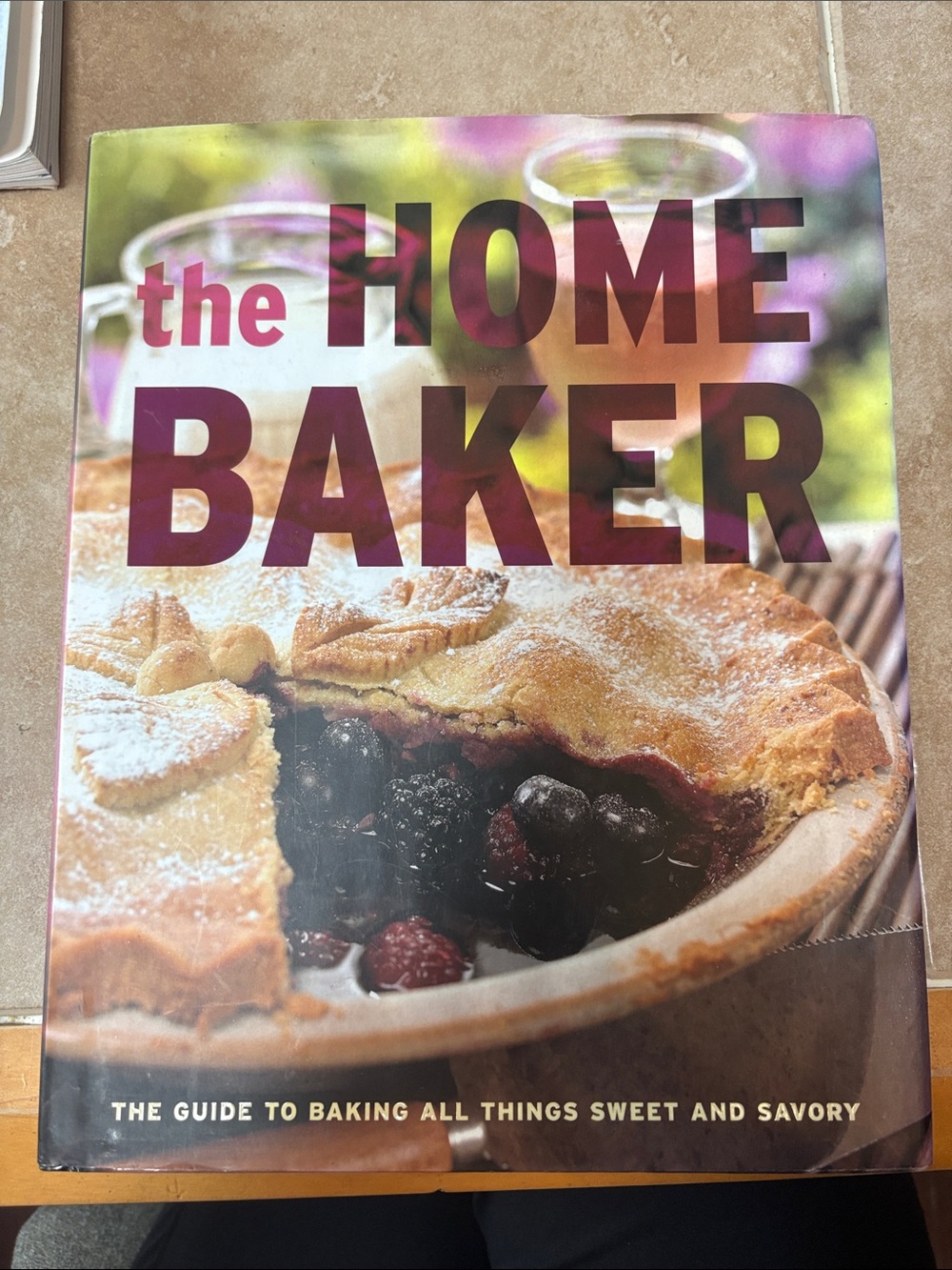 The Home Baker Cookbook - Pink & Maroon Cover